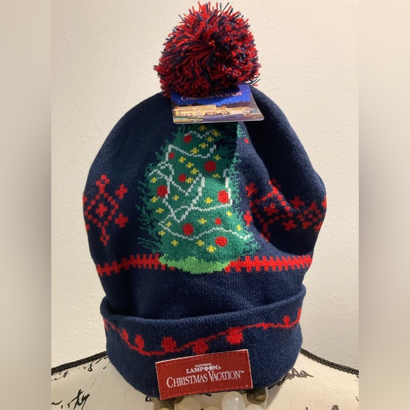 National Lampoon’s Christmas Vacation Griswold Family Knit Hat New with Tags - Picture 1 of 10